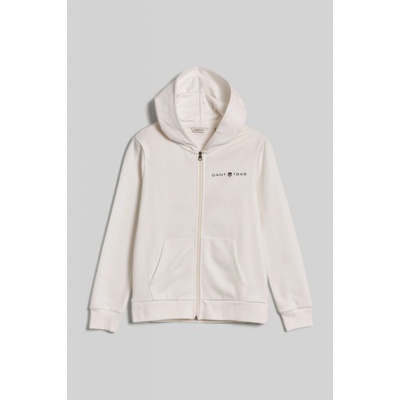 Gant Reg Printed Graphic Zip Hood biela
