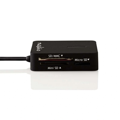 Nedis Kártyaolvasó Multicard USB2.0 (CRDRU2300BK) (CRDRU2300BK) (CRDRU2300BK)