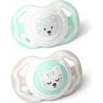 Babyono Силиконова залъгалка Babyono - 3-6 месеца, 1224/01, 2 броя (5901435409497) - ozone