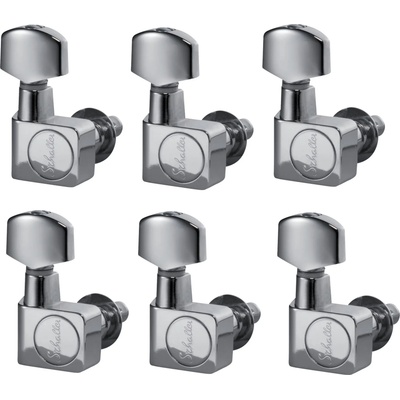 Schaller Original F-Series 6L Solid 21, 7 M6 Chrome Тунинг част за китара (10560220.01.36)