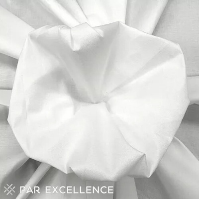 Bavlnený popelín elastický biely ARR 6706