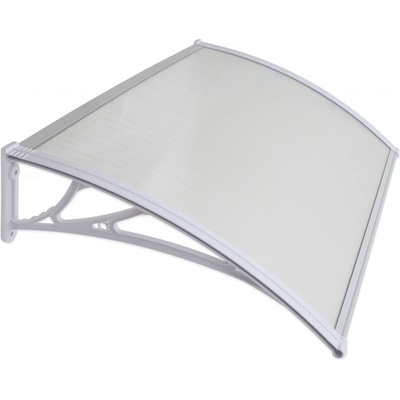 ALDOTRADE dveřní vchodová stříška 120x80cm NEDĚLENÁ čirá