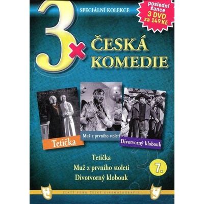 3x Česká komedie 7. DVD