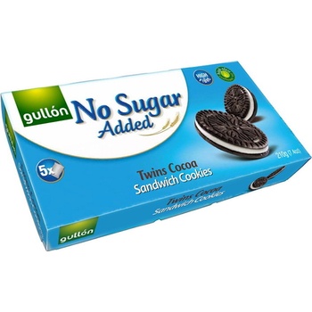 GULLON Kakaové sušienky plnené krémom, bez cukru 210 g