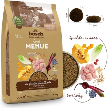 Bosch HPC Menue Senior with animal welfare chicken spelt & oats 2,4 kg