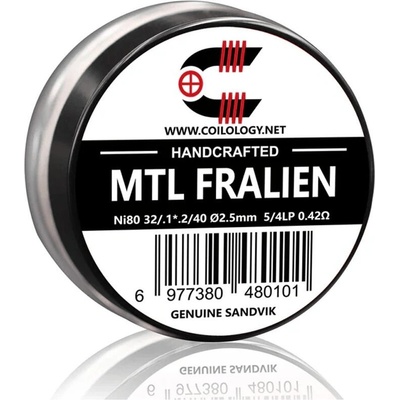 Coilology Předmotané spirálky Handcrafted Sandvik Fralien Ni80 2 ks 0,42 ohm
