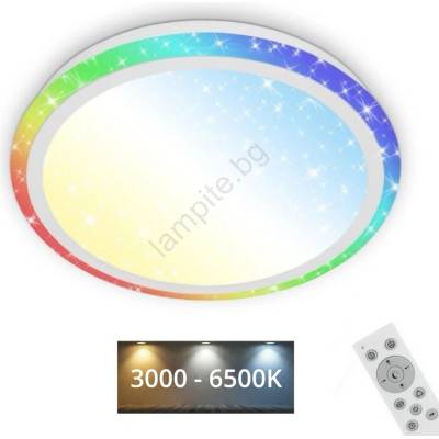 Briloner - RGBW Димируем плафон STARRY SKY LED/24W/230V + д. у (BL1275)
