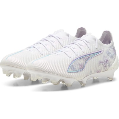 PUMA Дамски футболни бутонки Puma Ultra 5 Ultimate Womens Firm Ground Football Boots - Wht/Blk/Purple