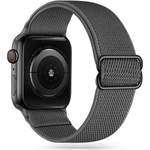Tech-Protec Текстилна каишка за Apple Watch 42мм, 44мм, 45 мм, 46 мм, Ultra, Ultra 2 49 мм - Tech-Protec Mellow Adjustable Band (сив) (THP703GRY)