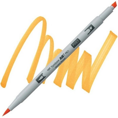 Lihová oboustranná fixa TOMBOW ABT PRO, Chrome Yellow (985)