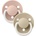 BIBS Залъгалки Bibs - De Lux, Blush GLOW-Vanilla GLOW, светещи, 6-18 м, 2 броя (190216)