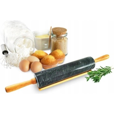 GNT Mramorový Váleček na těsto s podstavcem XJ5842 – Zboží Mobilmania