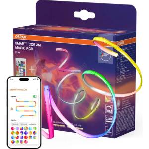 OSRAM - LED RGB димируема лента SMART+ MAGIC 3m LED/22W/230V Wi-Fi + дистанционно управление (P228043)