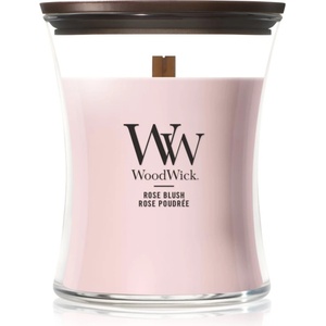 WoodWick Rose Blush ароматна свещ с дървен фитил 275 гр