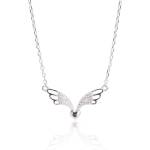 Silenti Jewelry Сребърно колие "Крилете на Любовта
