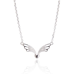 Silenti Jewelry Сребърно колие "Крилете на Любовта