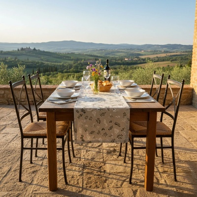 Mondo Italia Běhoun Zelená louka Zelená 40x140 cm
