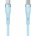 Nillkin Кабел Nillkin Flowspeed Silicon, от USB C(м) към USB C(м), 1m, 60W, син (NLK1398)