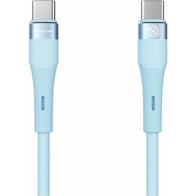 Nillkin Кабел Nillkin Flowspeed Silicon, от USB C(м) към USB C(м), 1m, 60W, син (NLK1398)