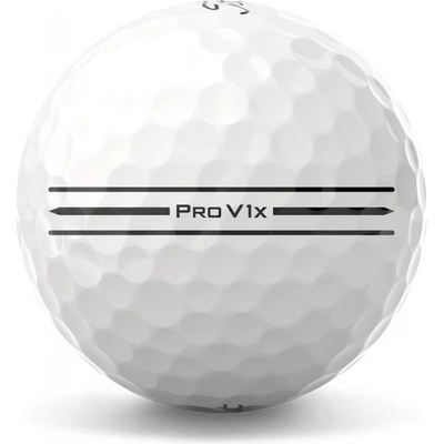 Titleist Pro V1x 25 Enhanced Alignment bílé 3 x 3 ks