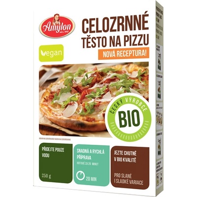 Amylon Bio celozrnné těsto na pizzu 250 g – Zbozi.Blesk.cz