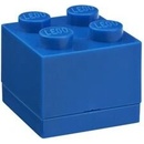 LEGO® Mini box 45x45x42 tmavo modrý