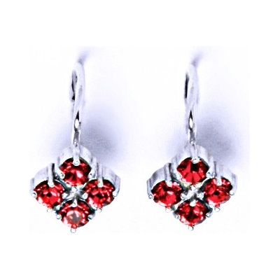 Čištín s krystaly Swarovski Padparadscha NK 1324