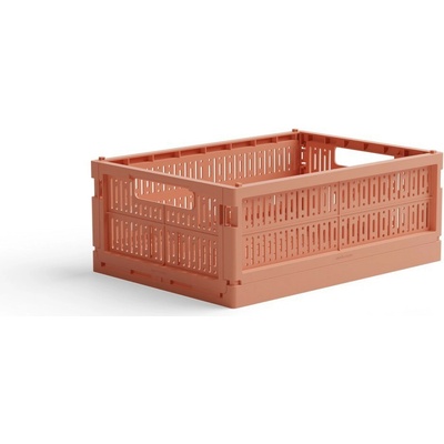 Made Crate skladacia prepravka midi peachy
