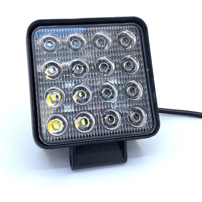 TruckLED LED Epistar pracovné svetlo, hranaté, 24W, 2000 lm, 12/24V, IP67, 6500K [L0081-B]