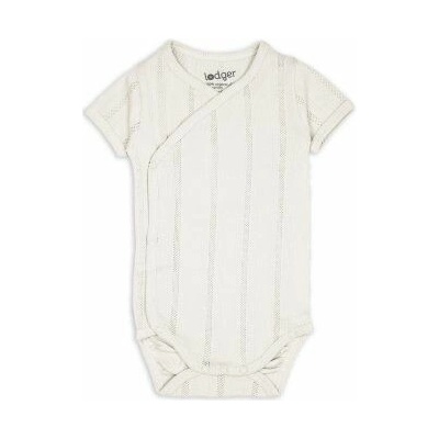LODGER Body s krátkým rukávem Pointelle Cream