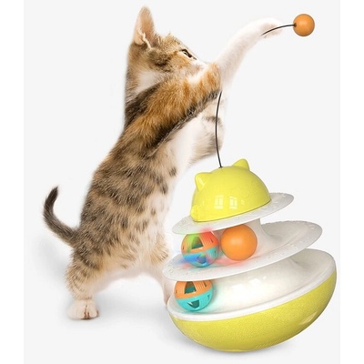 PETINTEREST Интерактивна играчка балансиращ се грамофон PET INTEREST Shake The Turntable Cat Toy (25542)