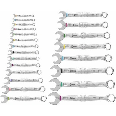 Wera Očkoploché klíče 5,5 - 32 mm Joker 22 Set 1 sada 22 dílů 020232