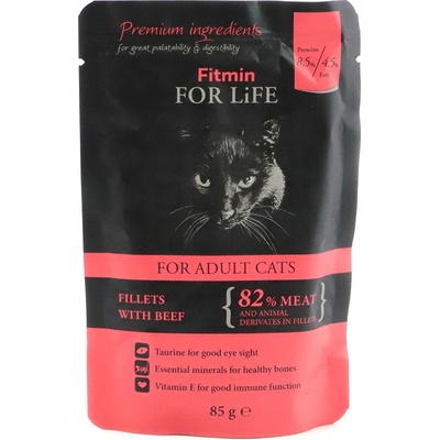 Fitmin beef pro dospělé kočky 85 g