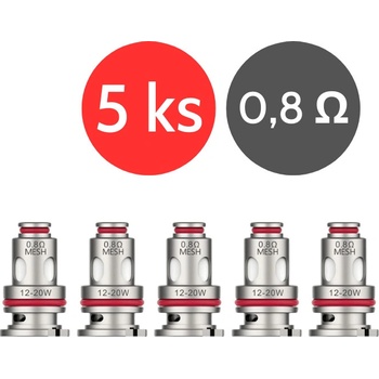 Vaporesso Žhaviaca hlava GTX Mesh 0,8ohm 5ks