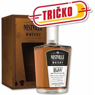 Nestville Black&White 40% 0,7 l (darčekové balenie tričko)