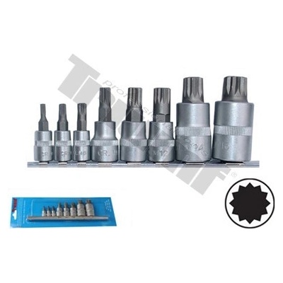 TRIUMF Sada XZN v 1/4" - 3/8" - 1/2" hlavici, 8 - dielna