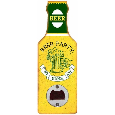 Ceduľa Otvárač na fľaše Beer Party