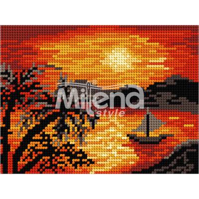 Milena Style Залез в морето - гоблен със схема