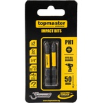 Topmaster Professional Накрайници ударни 50мм PH1, 2 бр. Topmaster Professional (338730)