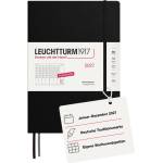 Leuchtturm1917 weekly planner 2027 Composition (B5) - German, black, 254 x 178 mm, January-December (12 months), weekly overview with hourly grid 7: 00-22: 00 per column, hardcover, 80 g/m2 paper - 400141 (400141)