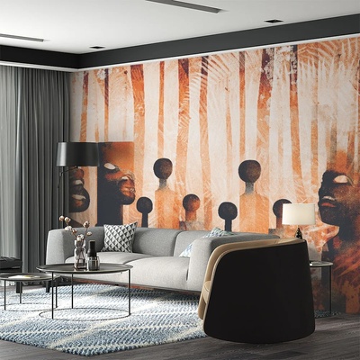 Art gift Фототапет - Африканско племе