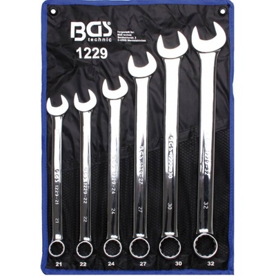 BGS technic Súprava ch kľúčov vidlica-očko extra dlhé 21 – 32 mm 6 ks BGS 1229
