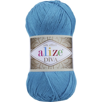 Příze Alize Diva 245 - modrá