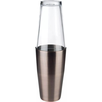 APS Boston Shaker, obsah: 0,70 litra, výška: 300 mm, priemer: 90 mm, meď/antik