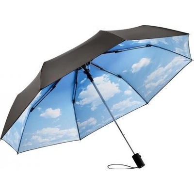 Fare Nature Mraky deštník dámský skládací vystřelovací černý – Zboží Dáma