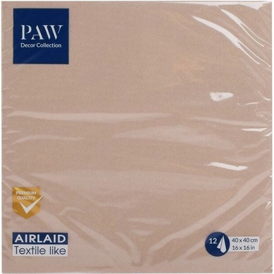 Airlaid AAND009111 SERVÍTKY 12ks Unicolor - kremové 40x40cm