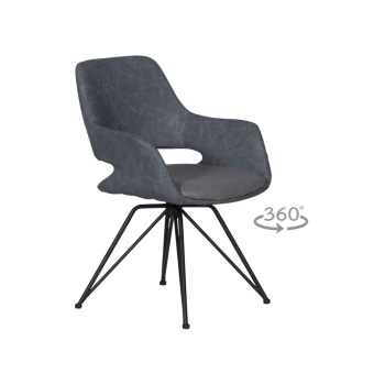 Carmen Трапезен стол devon - сив sf 2