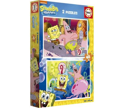 Educa Sponge Bob 2x48 dielov