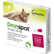 Dronspot spot-on Cat 96 / 24 mg 2 x 1,12 ml