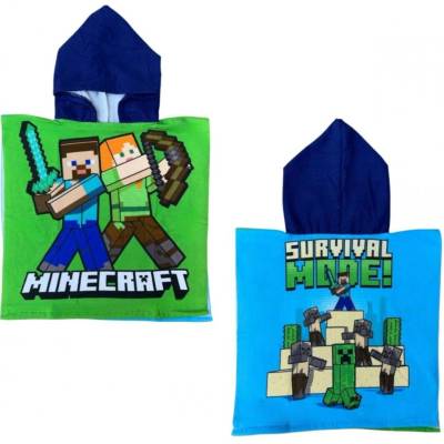 Faro pončo Minecraft micro mikrovlákno 50 x 100 cm
